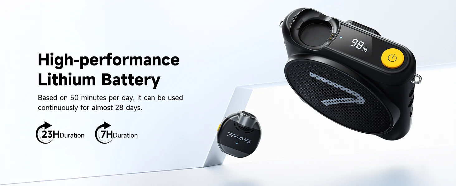 7RYMS WA2 Voice Amplifier with Wireless Lavalier Microphone description image 9