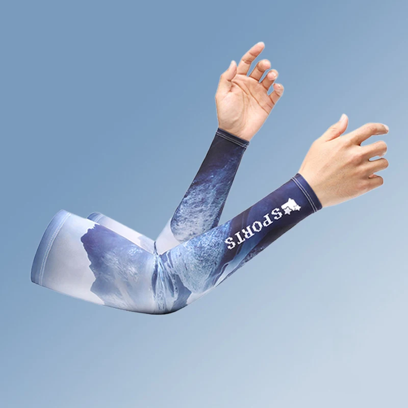 UV Solar Arm Sleeves Men's Summer Elastic Driving Cycling UV Protection