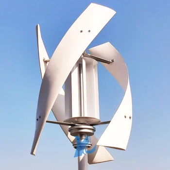 Home Boat 8KW 10KW 15KW Wind Turbine Wind Power Generator 12V 24V 48V Horizontal axis Windmill Low Noise With MPPT Controller