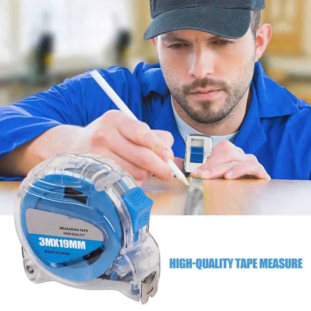 

Steel Tape Measure 3-10m Transparent Metal Tape Measure Waterproof Meter Drop-resistant And Wear-resistant