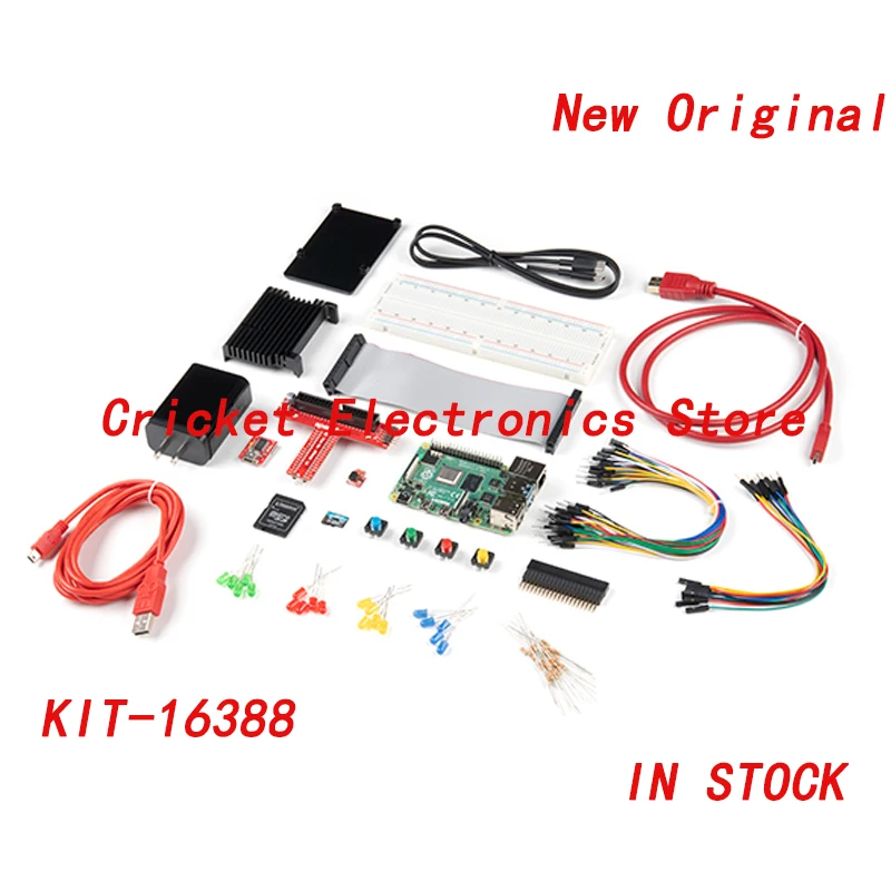 

KIT-16388 SparkFun Raspberry Pi 4 Hardware Starter Kit - 4GB