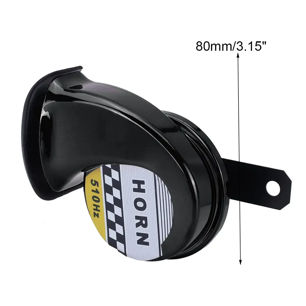 12V Universal 400db DC Motorcycle Snail Air Horn Siren Super Loud Waterproof Horn Sound Signal for Car Truck Motorbike