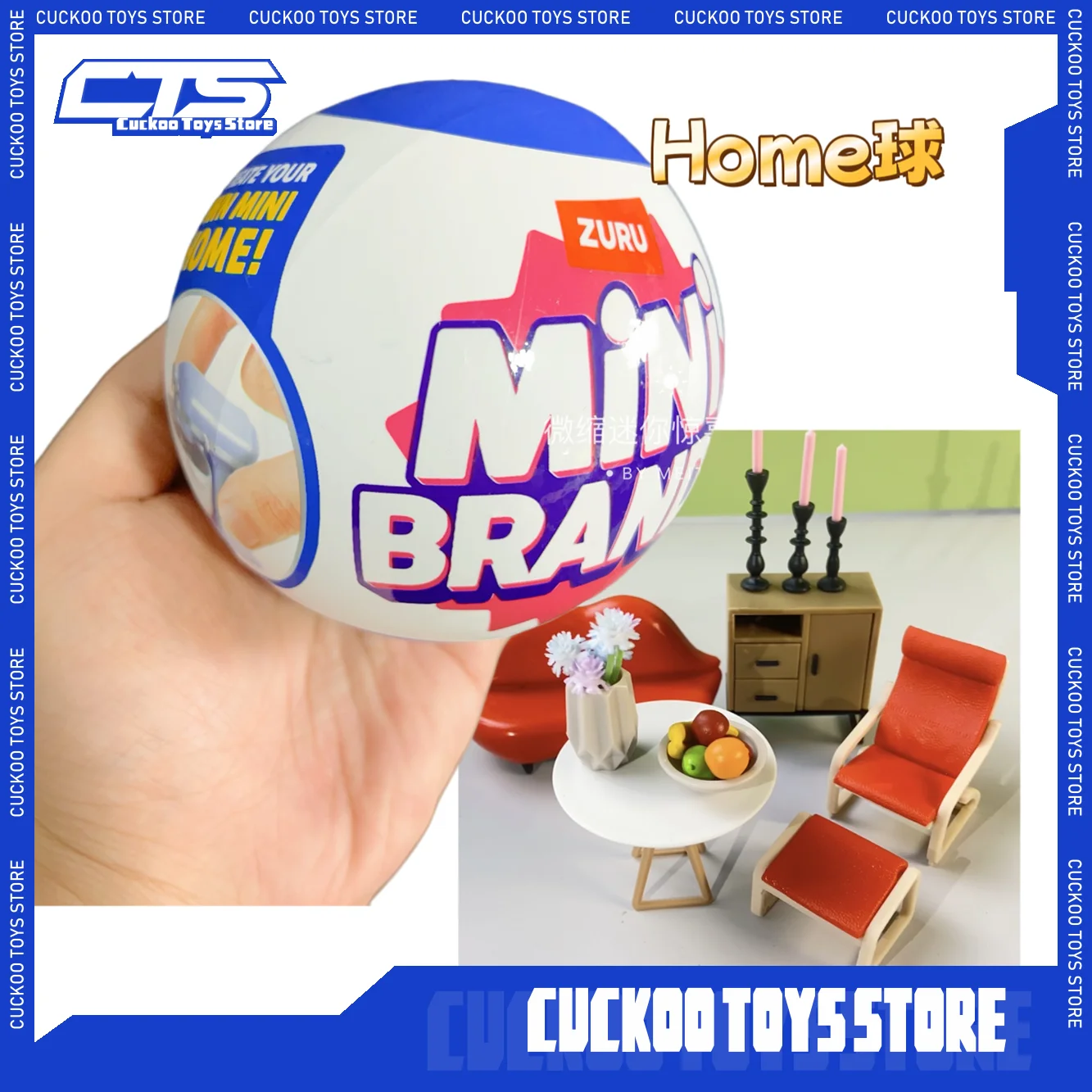 

Mga Miniverse Blind Box Zuru Home Series Mystery Box Diy Home Accessories Toy Surprise Box Accessories Toy Set Gifts For Girls