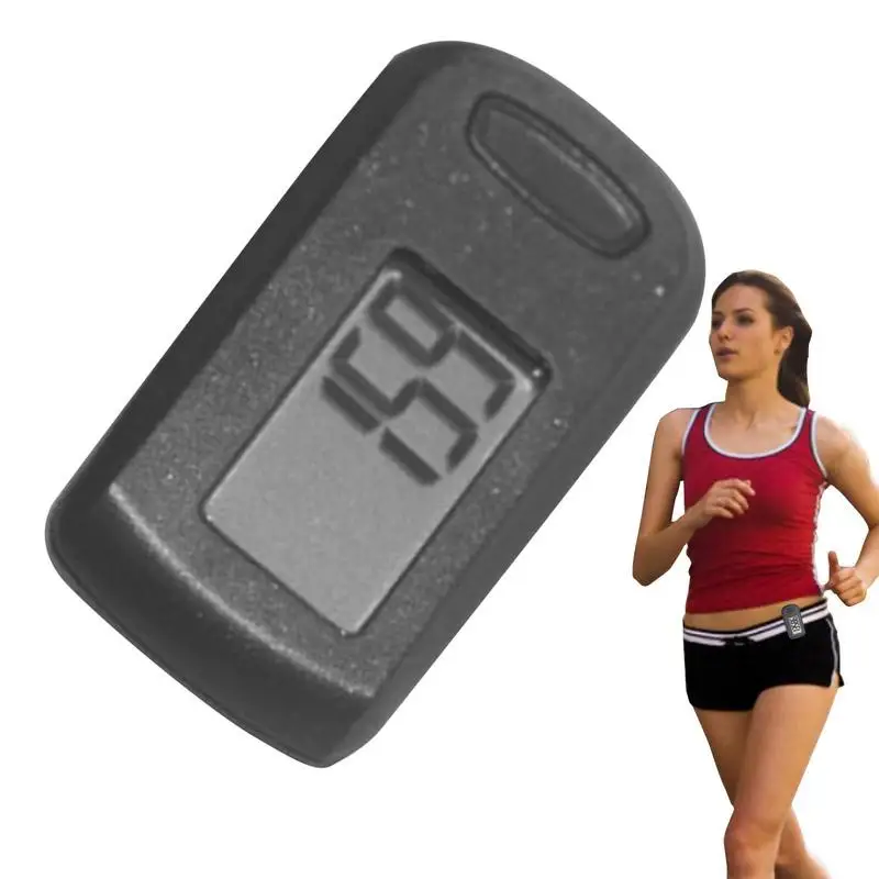 Step Tracker Walking Daily Target Monitor With Large Display Easy To Carry Accurate Pedometers