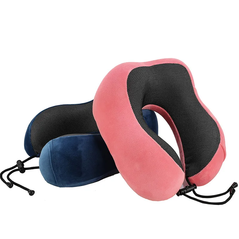 Memory Foam Ushaped Neck Pillow Soft Travel Pillow Massage Neck Pillow