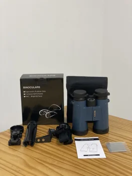10x42 adult binoculars, suitable for clear observation during professional bird watching, hiking, and travel 1