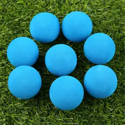 20-Pack Soft Foam Golf Practice Balls for Outdoor Training - Solid Color (Blue 20 pcs)