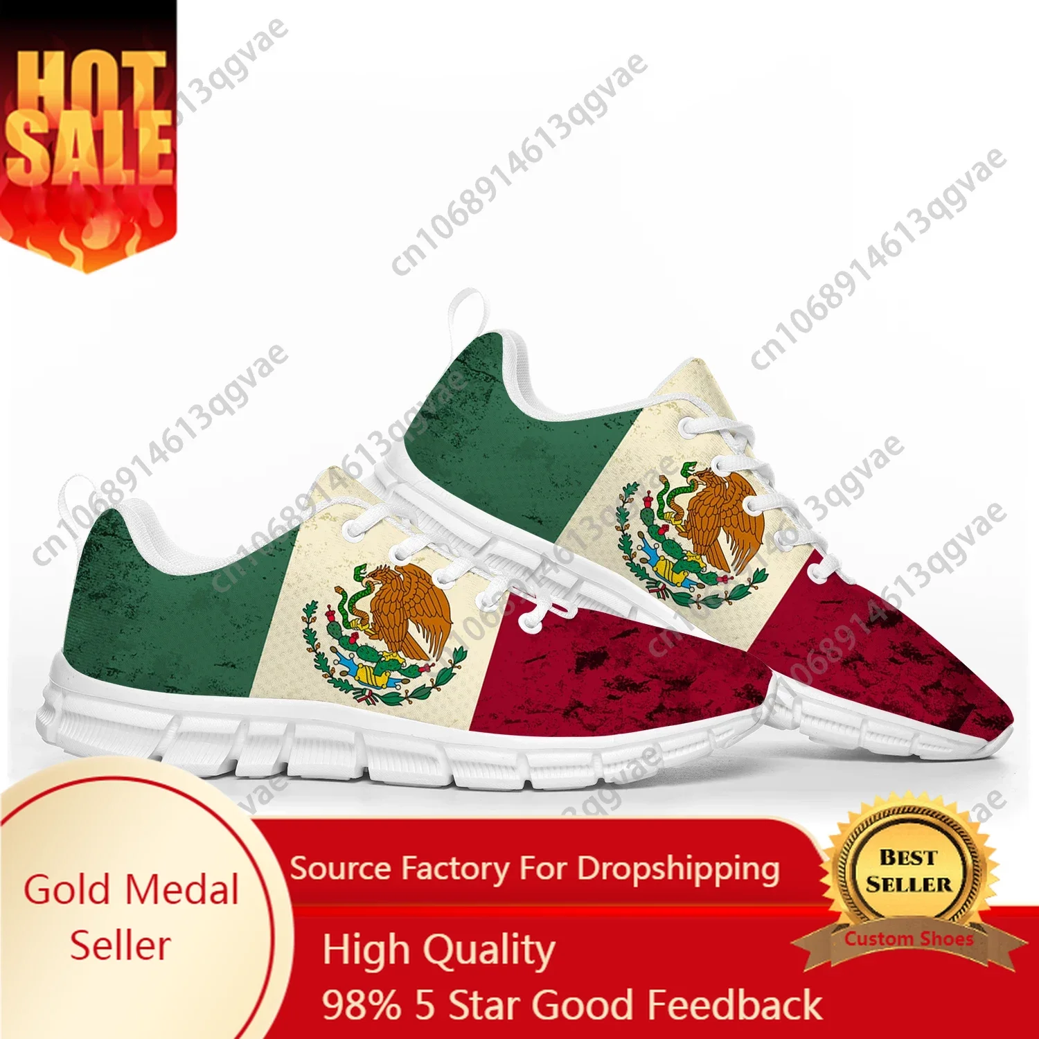 

Mexican Flag Sports Shoes Mens Womens Teenager Kids Children Sneakers Mexico Casual Custom High Quality Couple Shoes