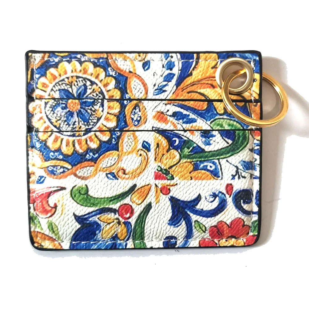 New Leather Function Business Card Case Business Card Holder Lady