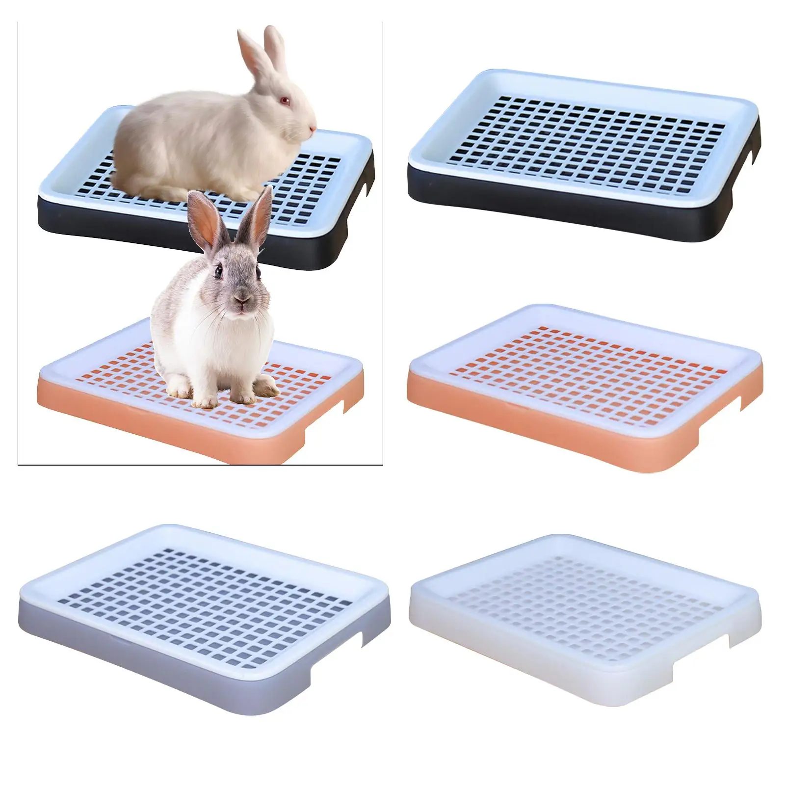  Litter Box Training Pan Cage with Toilet Tray for Birds Pet Supplies