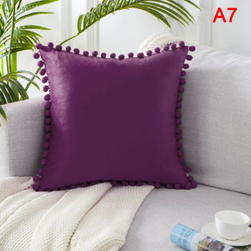1PC Soft Velvet Cushion Cover Decorative Pillows Throw Pillow Case 45*45cm Home Decor 