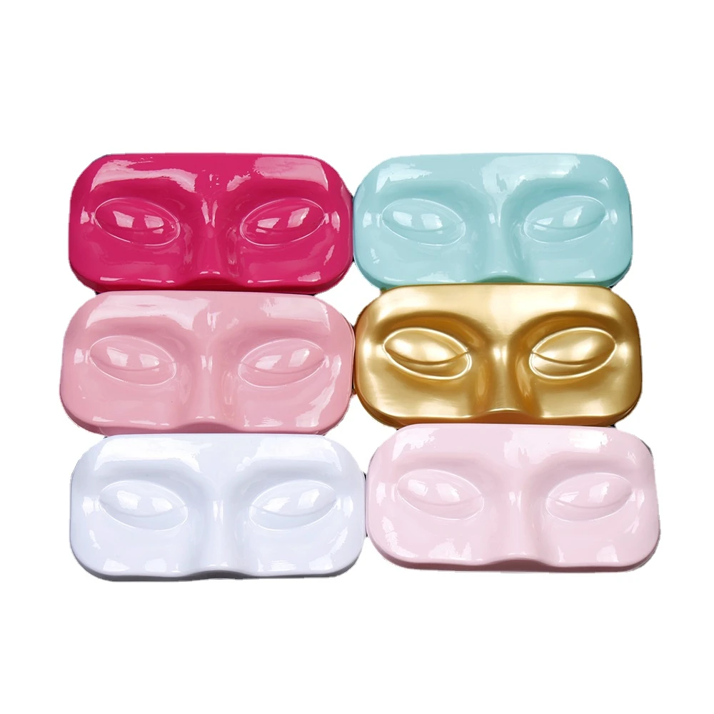 

10pcs New Face Shape Eyelash Tray Large Size Plastic False Lashes Holder Eyelash Extension Makeup Supplies Tools