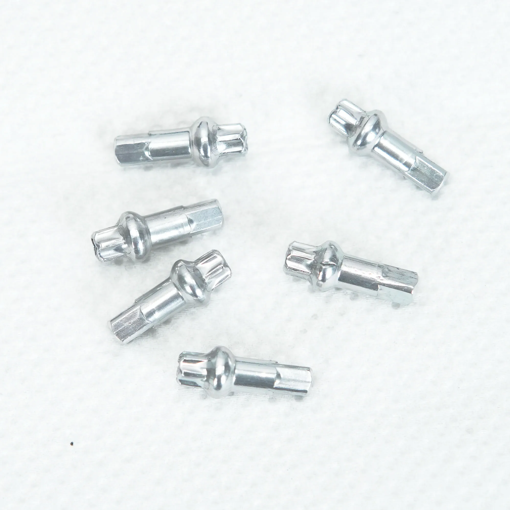 DT Swiss Squorx Pro Lock 2.0x15mm Silver Model Aluminum Spoke Nipple Bicycle Spoke Cap Lightweight