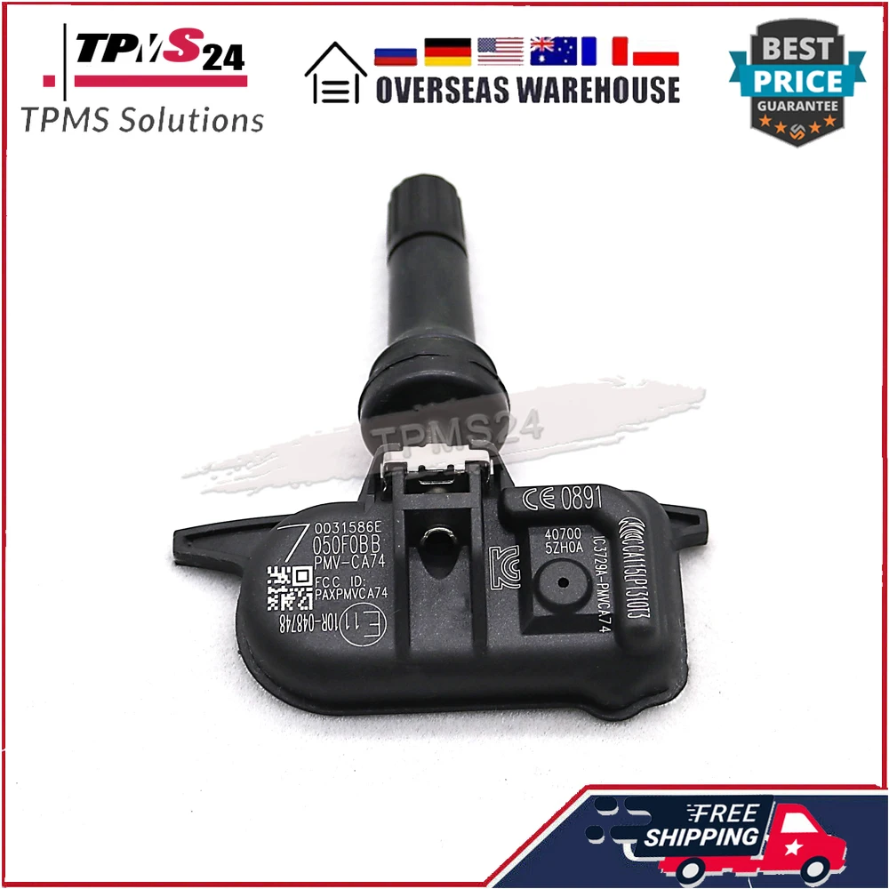 ֻ  (Z51) Ʈ VI ٶ (D231) Micra K13 ǴƼ QX50 QX70 QX80 433MHz PMV-CA74 TPMS  40700-5ZH0A, 4 