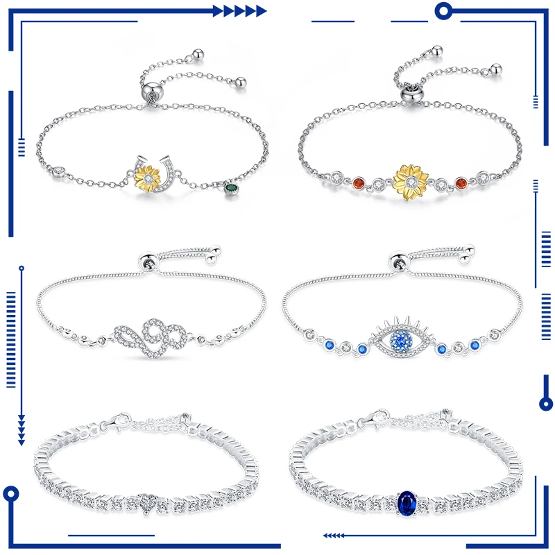 Original Adjustable Charm Bracelet Women Jewelry 2023 New in Single Wear Bracelet Hot Sale Anniversary Party Fashion Luxury Gift