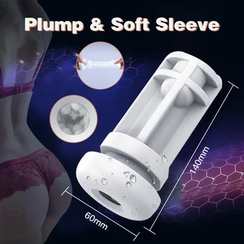 Male Masturbator Automatic With Powerful Vibrating & Thrusting Blowjob Sucking Masturbation Stroker Real Vaginal Sex Toy For Men 5