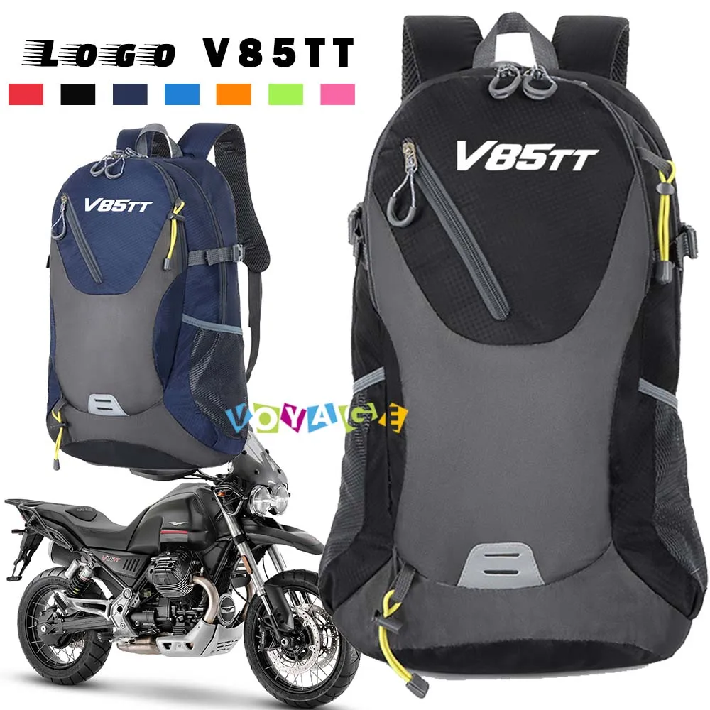 

For MOTO GUZZI V85TT Motorcycle Accessories Men's and Women's Large Capacity Travel Backpack Outdoor Sports Mountaineering Bag