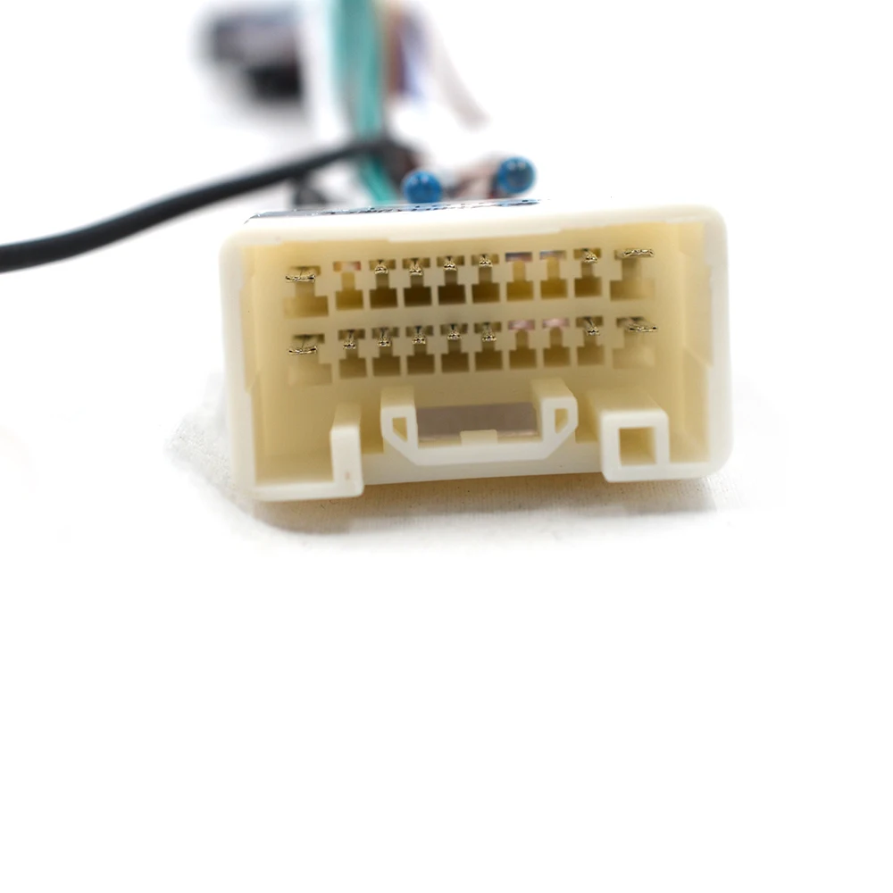 20Pcs Car Sterei Radio 16PIN Adaptor Wiring Harness For Mitsubishi Lancer-ex ASX Power Calbe Wire Head Unit Harness