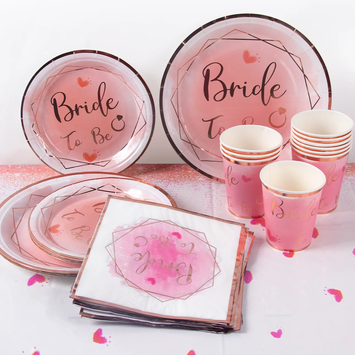 Braut zu sein Papier Junggesellen abschied Dekoration Platte Serviette Banner Foto Sonnenbrille Braut dusche Geschenk Henne Nacht Party liefert