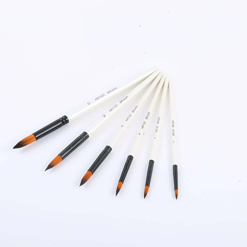 Professionelles Nylon Pinselset Für Öl- Und Aquarellmalerei_voghion.com