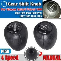 Fit For Nissan Safari Patrol Y60 1987-1995 Manual 4 speed Car Gear Shift Konb & Transfer Gear Shift Knob
