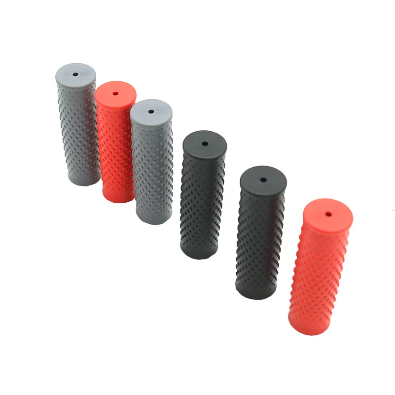 Black Non-Slip Rubber Handlebar Grips