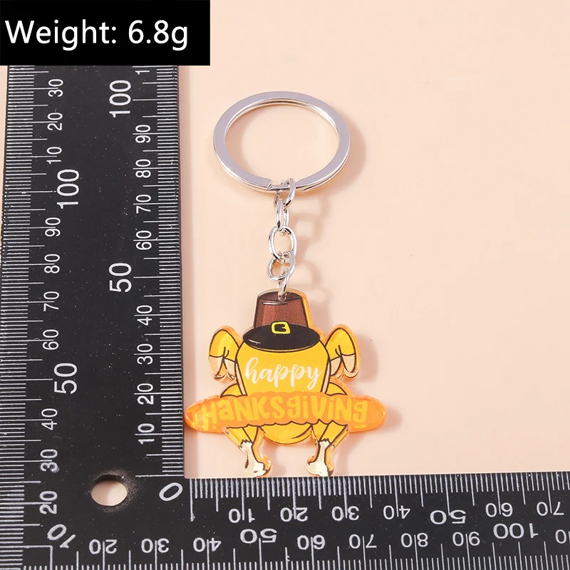 Niedliche Harz Tier Dinosaurier Schlüssel bund Truthahn Schlüssel ring Anhänger für Auto Schlüssel halter Frauen Mädchen Handtasche Dekor DIY Schlüssel anhänger Geschenk – Detail 13