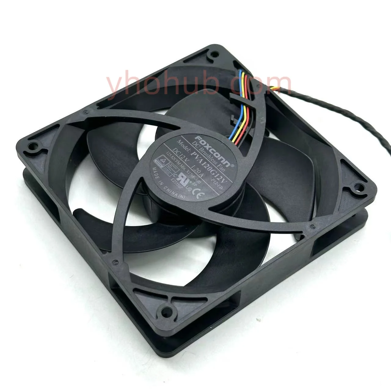 Foxconn-ventilador de Refrigeração do Servidor Fios Pva120g12v dc 12v 1.20a 120x120x25 mm