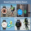 For HUAWEI Smart Watch Men GPS NFC HD AMOLED Screen Heart Rate Bluetooth Call Waterproof Sports Smartwatch 2025 New GT5(4 PRO+) 3