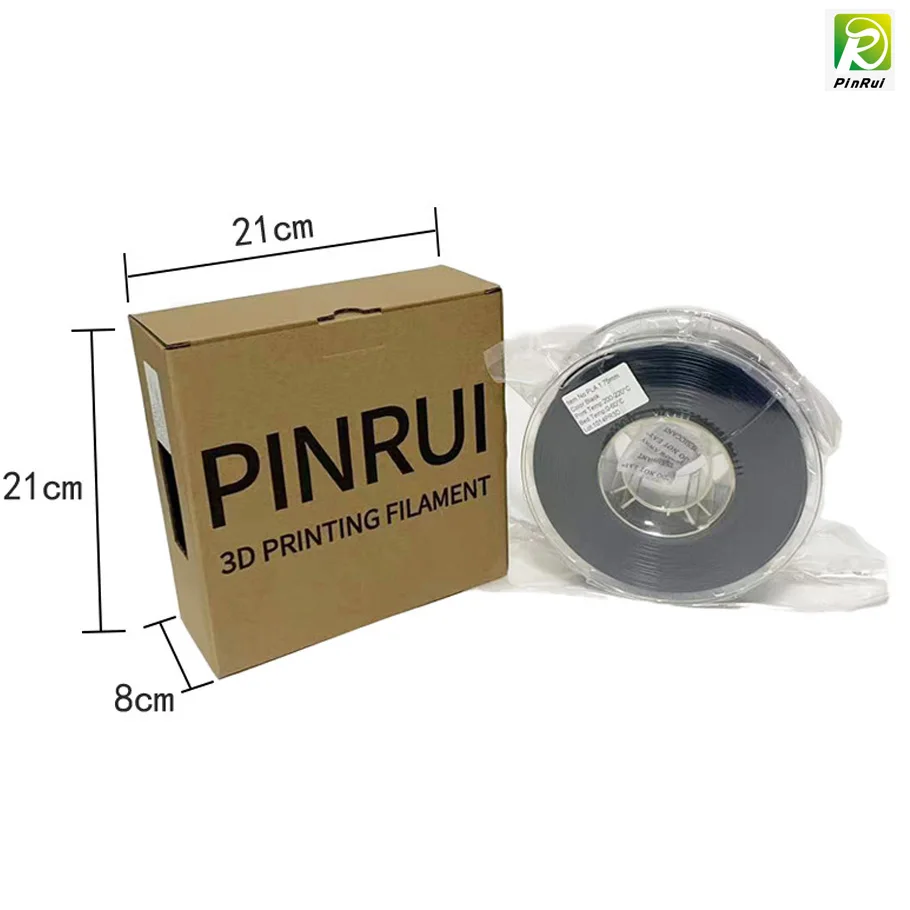 PINRUI PETG Carbon Fiber 1.75mm 3D Printer Filament 1kg/2.2lbs for FDM 3D Printer High Strength Compound Material