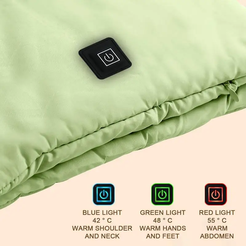 Electric Hand Warmer Graphene USB Smart Thermostat Warming Bag Multifunctional Heating Pad for Legs Abdomen Back Waist
