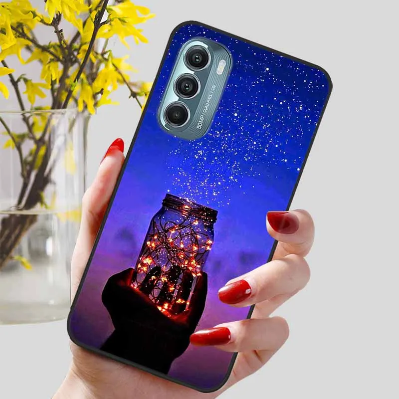 Elegant Black TPU Silicone Phone Cover - Fashion Luxury Cute Protector with Soft Bumper Design