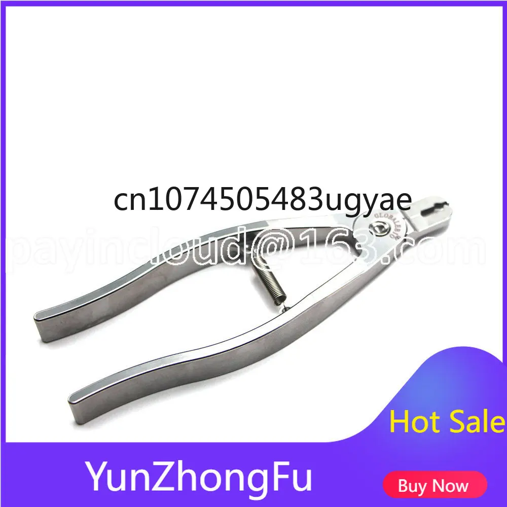 

1PCS Rat Mice Hamster Mouse Ear Tag Plier 304 Stainless Steel Lab Tools Identification Clamp with Number Letter Forceps