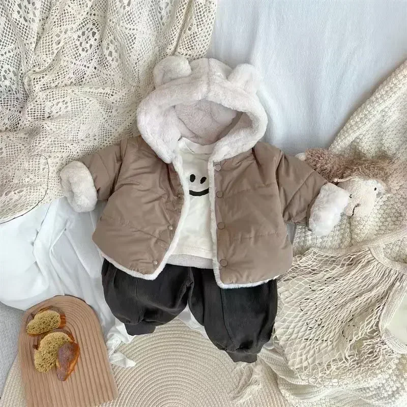 Children Kids Jackets for Girls Coat Winter Boy Girl Hoodies Clothes Newborn Baby Outwear Outfits Toddler Kid Clothing 0-7Y