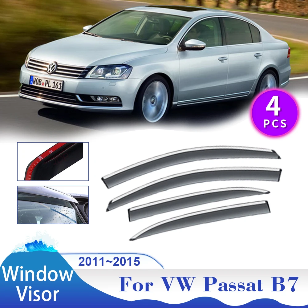 

Козырек оконный для Volkswagen VW Passat B7 2011-2015 2012 2013 2014, защита от солнца и дождя