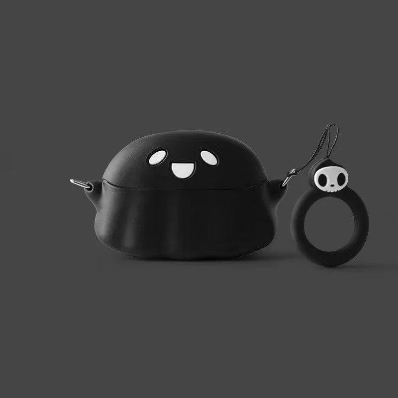 3D Cartoon Cute Silicone Earphone Case - Wireless Bluetooth Protective Cover