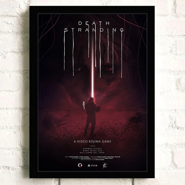 thumbnail image 1 of Póster del juego Death Stranding, cómics, arte de pared de calidad, pintura impresa en lienzo, póster para bar, cafetería, habitación, imágenes, cuadros, decoración del hogar, 1 of 5