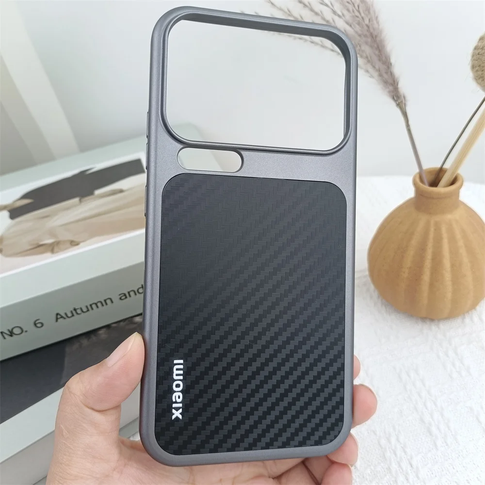 Luxury Carbon Fiber MagSafe-Compatible Phone Case with Hard PC Protective Bumper