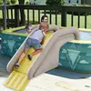 Kids Inflatable Slide Children Pool Inflatable Slide Widened Inflatable Slide With Foot Pump For Home Backyard Family Party 3