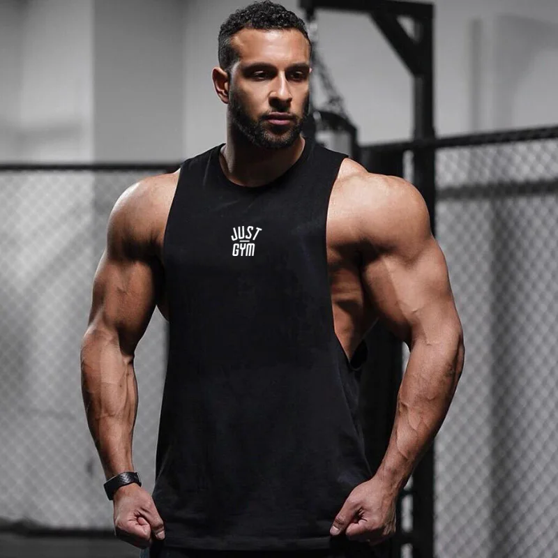 

Mens Brand Gym Fashion Workout Running Singlets Fitness Casual Clothing Bodybuilding Tank Top Sporting Muscle Sleeveless Vest