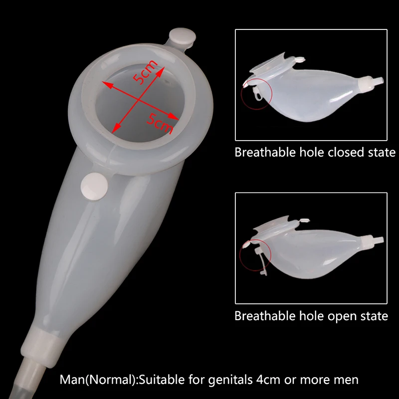 2000ml Portable Wearable Urinal Urine Bag Collector Toilet Elastic Man Women
