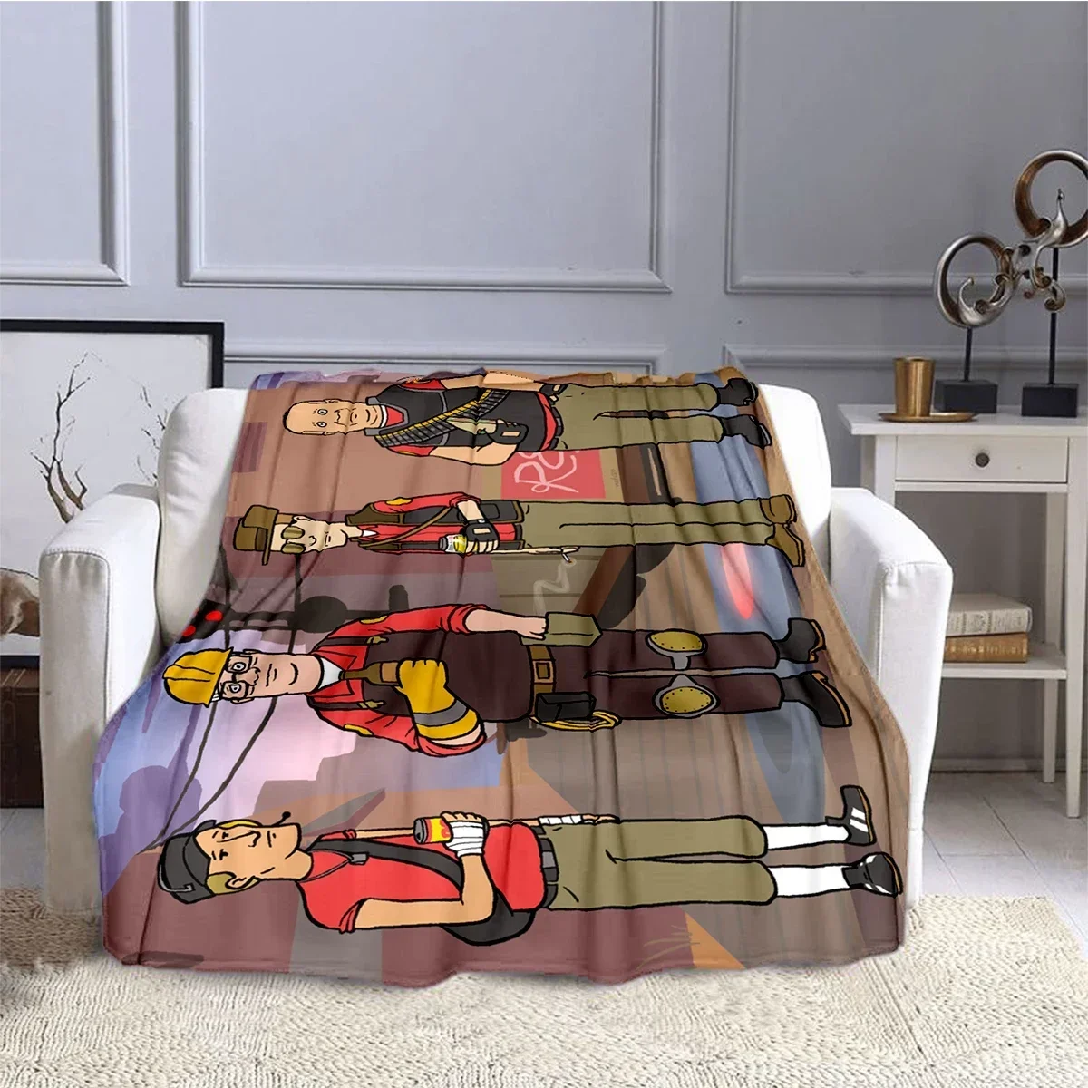 TV show Cartoon King of the H-Hill Blanket Children's Blanket High Quality Flannel Blankets Soft Comfortable Home Travel Blanket 4