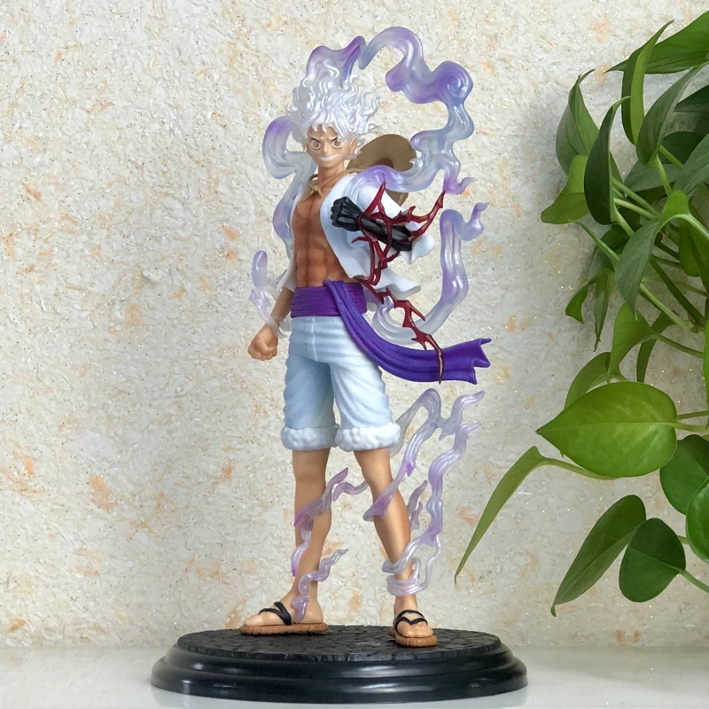 thumbnail image 1 of Figura de anime GK One Piece de 26 cm, Wano Gear 4, Luffy, 2 piezas de cabeza, estatua, figuras coleccionables, modelo de decoración, juguete, regalo de Navidad, 1 of 5