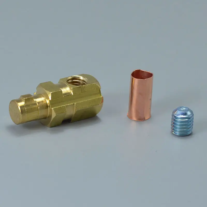 Welding Cable Connector 4pcs TIG Welding Machine Quick Fitting Female Male Cable Clamp Socket Plug Adaptor ForDinse DKJ10-25 DKZ10-25