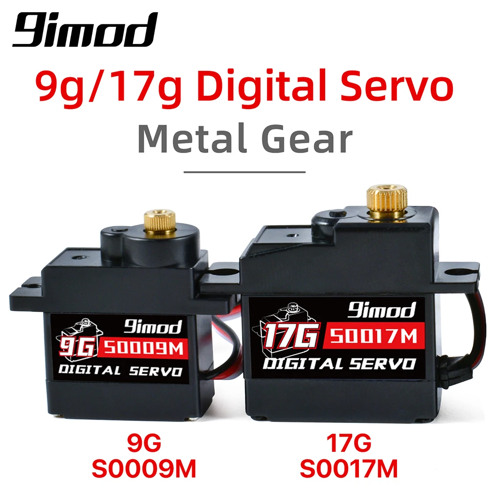 Servomotor 9g i 17g za RC - Mikroservomotor za avion, dron i automobil