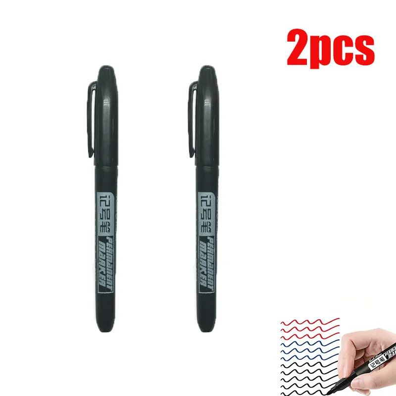 Vibrant Permanent Ink Marker Pens - Waterproof Art & Stationery Essentials