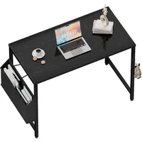 32 Inch Computer Desk for Small Spaces with Storage Bag, Home Office Work Desk with Headphone 1