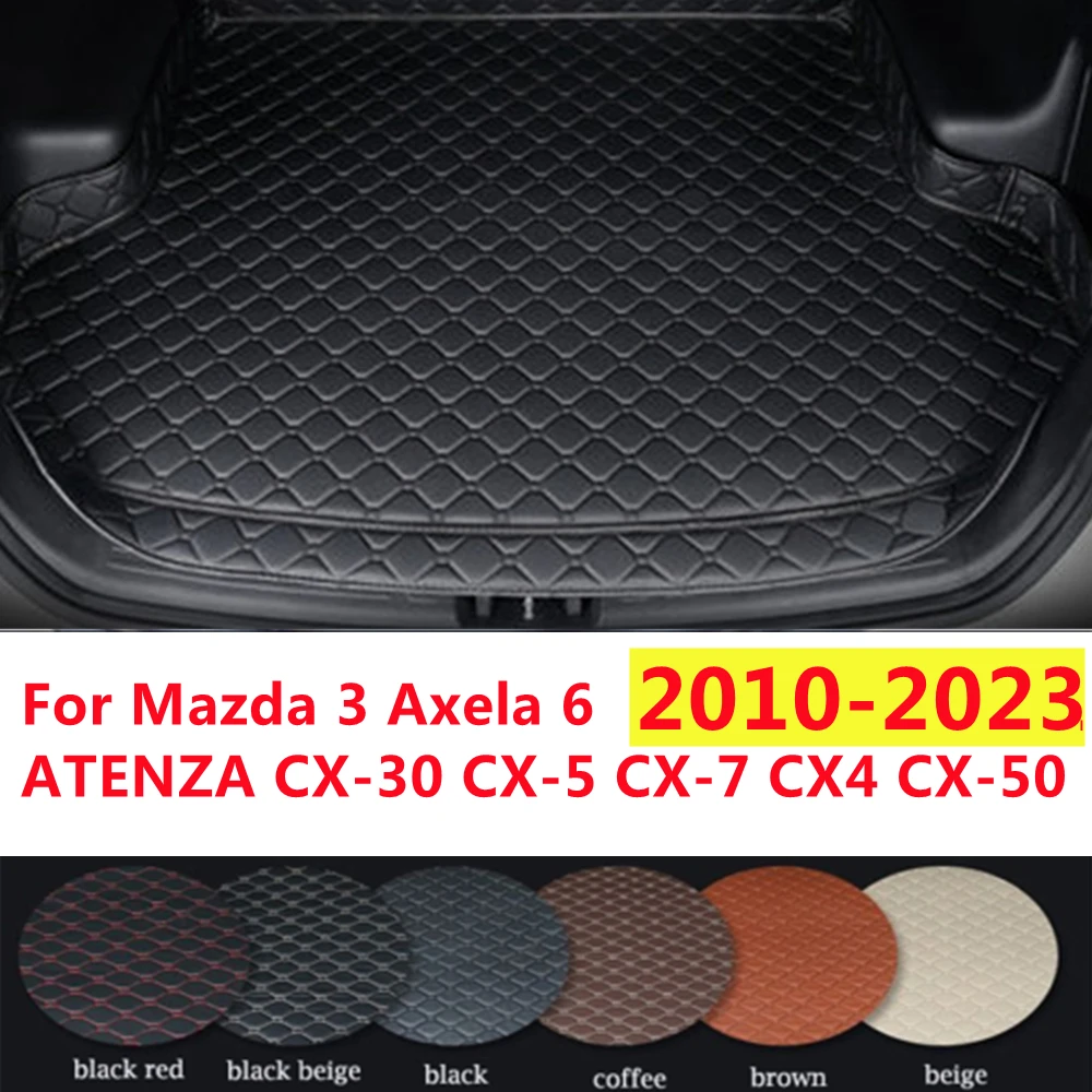 

SJ High Side Car Trunk Mat AUTO Tail Boot Cargo Pad Fit For Mazda 3 Axela 6 ATENZA CX-30 CX-5 CX-7 CX4 CX-50 2024 All Weather