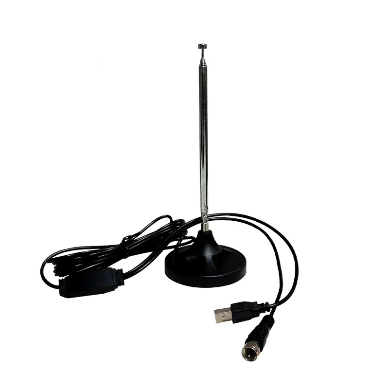 Wireless Radio FM/AM Antenna With 15dBi Signal Amplifier 88-860MHz Long Range Booster Magnetic Base for Home Car Enhanced DAB+