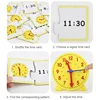 Children Montessori Clock Educational Toys Hour Minute Second Cognition Matching Puzzle Toys Kids Early Preschool Teaching Aids 5